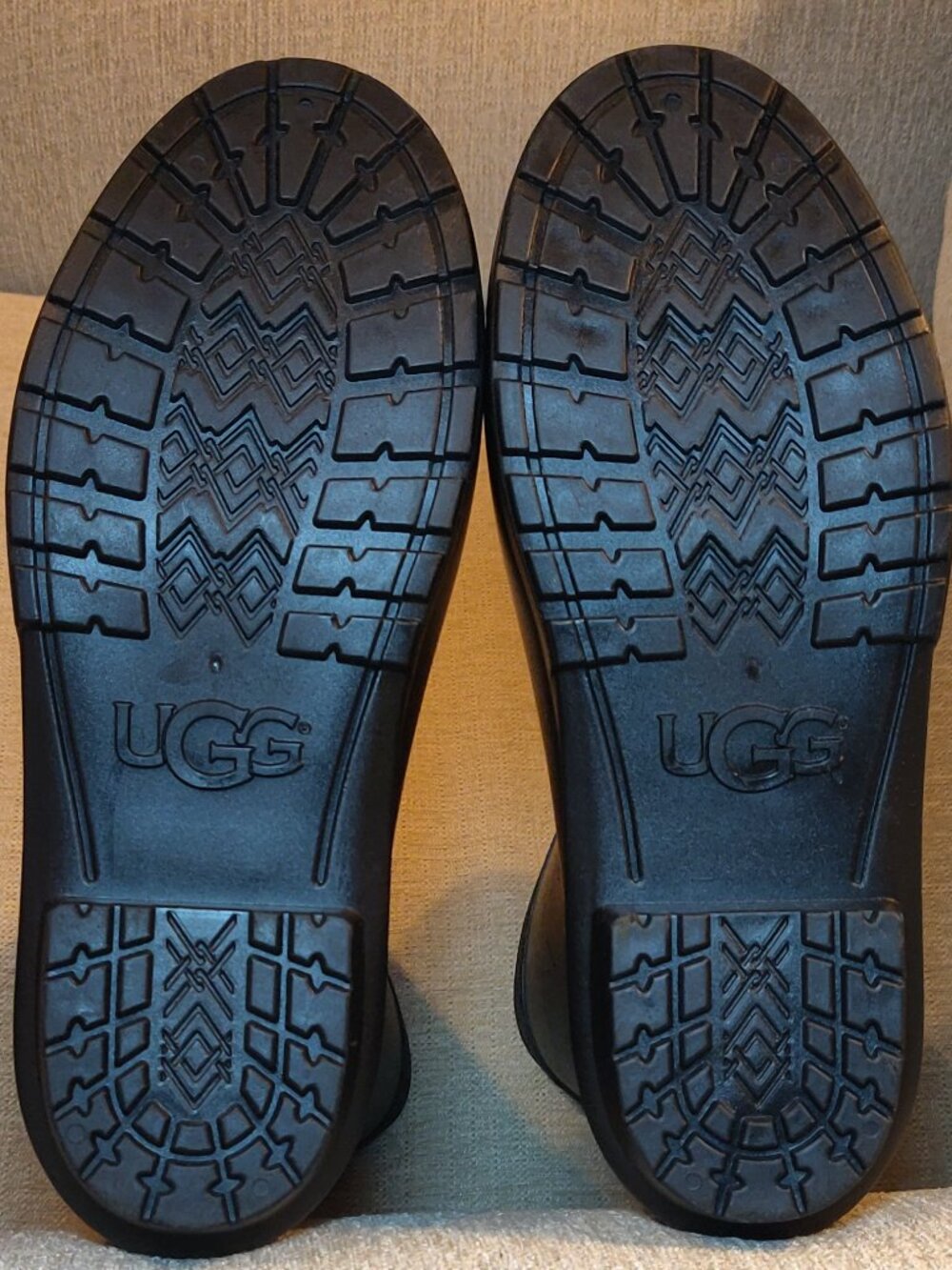 UGG Sienna Black Matte Rain Boots Women's US 8 - Picture 9 of 9